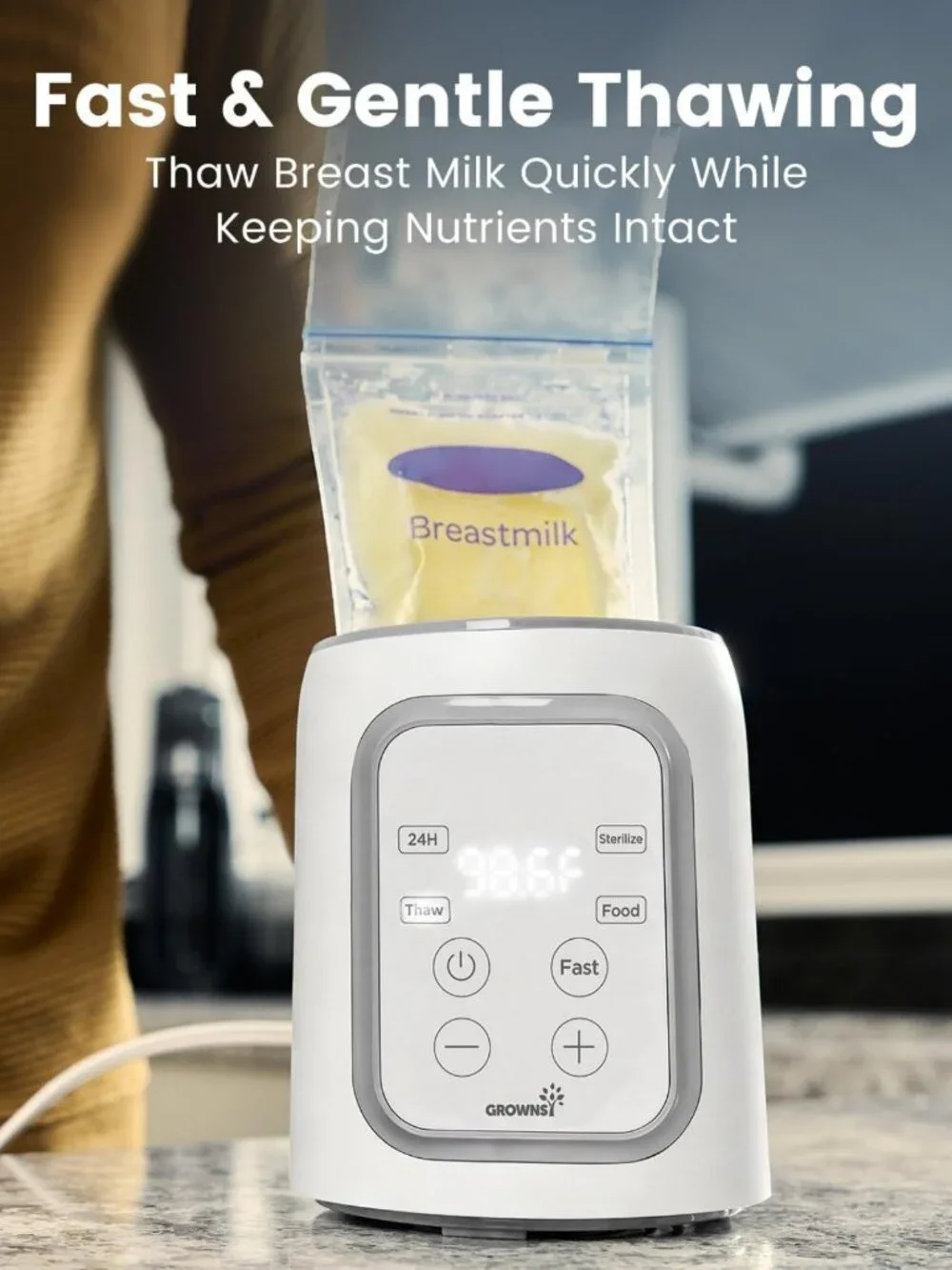 8-in-1 Fast Bottle Warmer with Timer | Multi-Use, Safe, Precise Temp, Easy